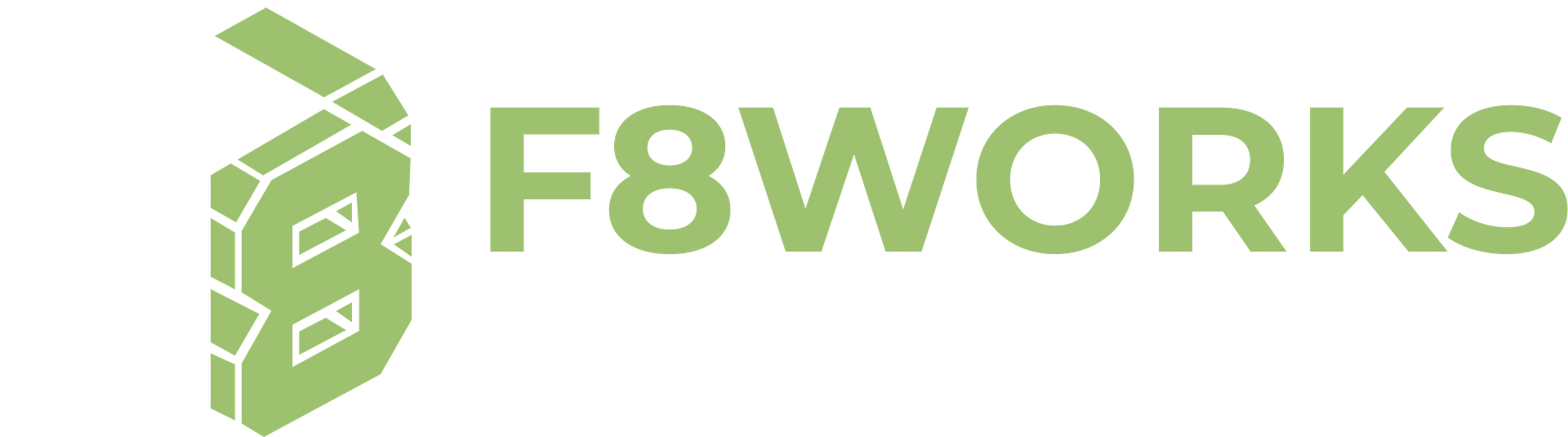 Construction Logo Green and White